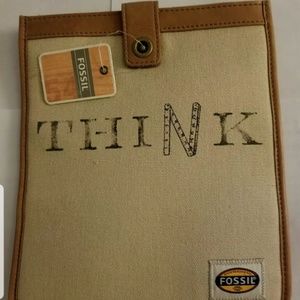 New with tags Fossil Notebook or Tablet Case